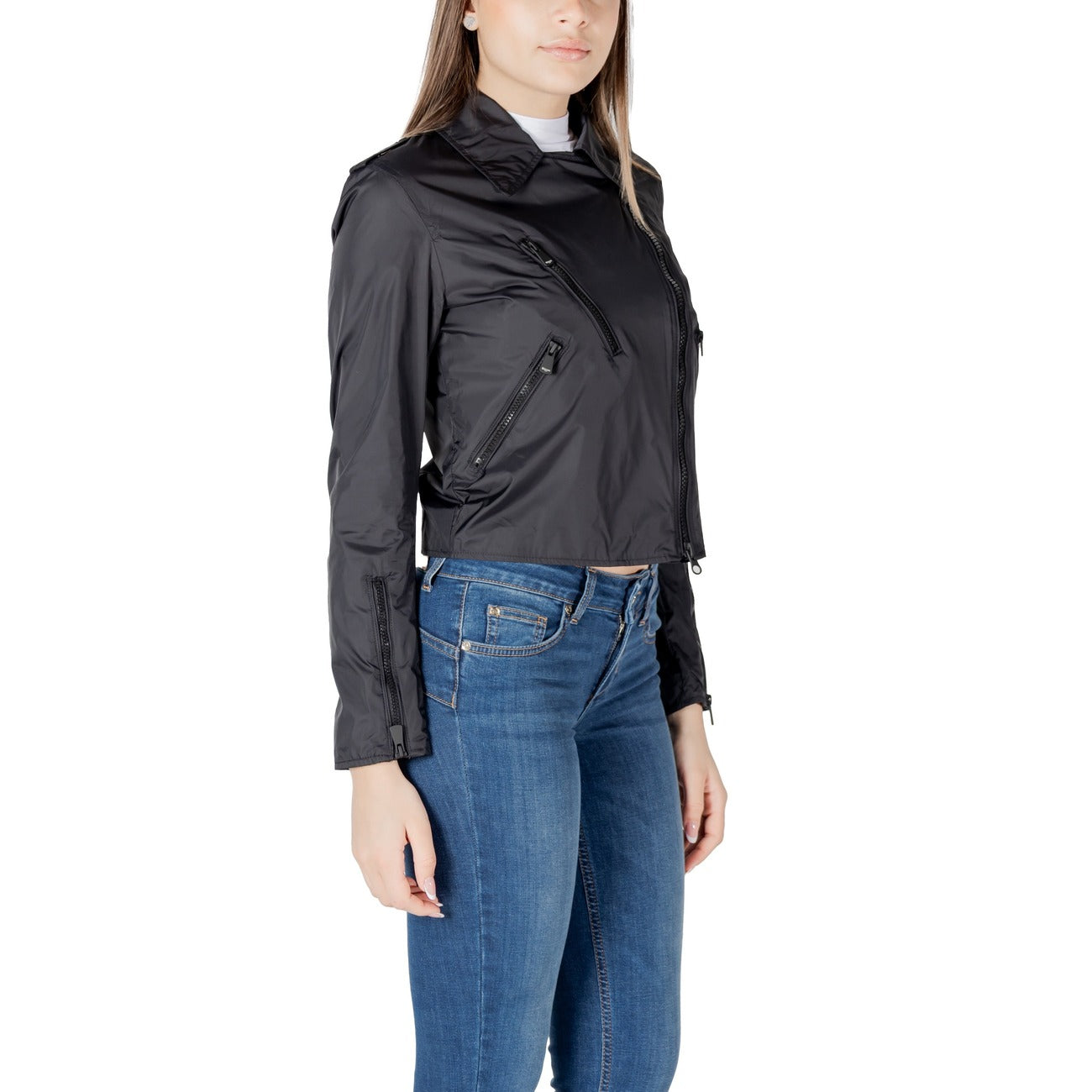 Blauer Femme Jaquettes