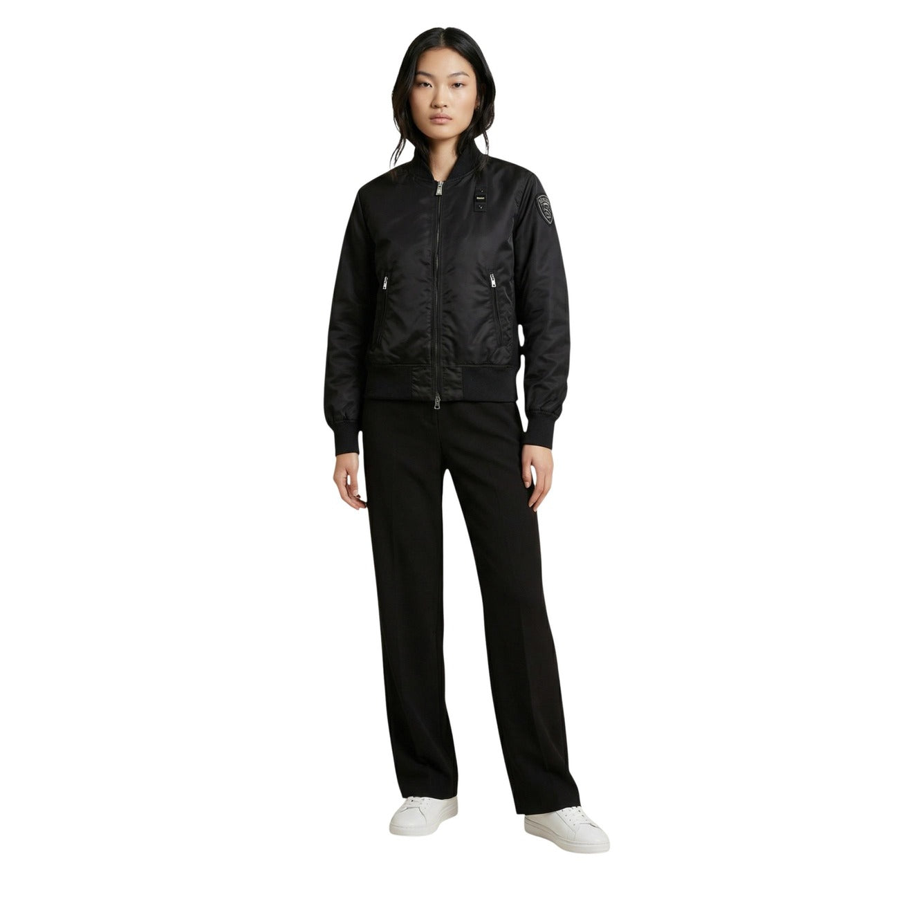 Blauer Femme Jaquettes